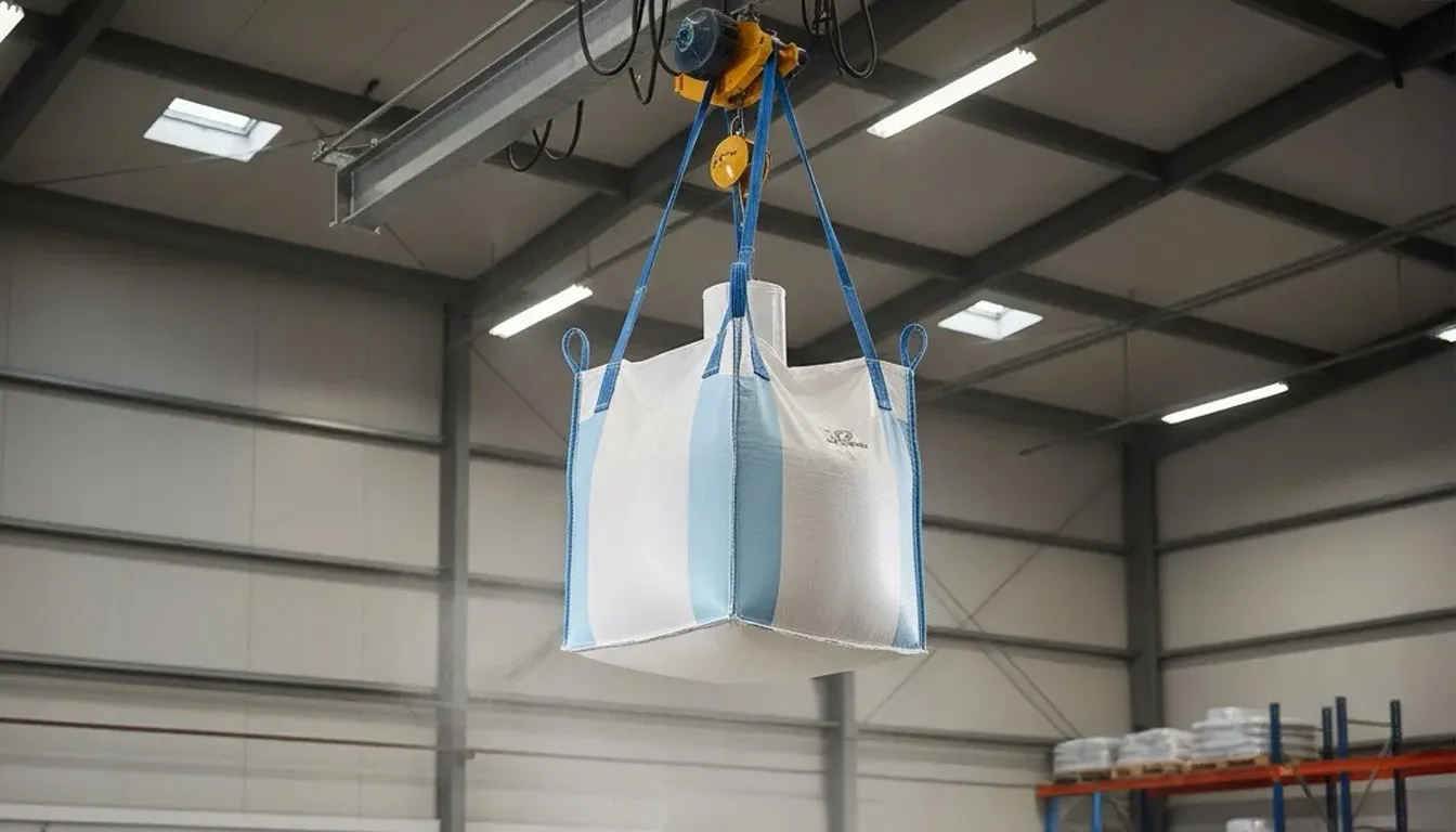 Worek typu big bag do jednorazowego opróżniania bez utraty jakości